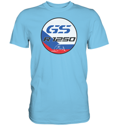 GS Motorrad "R1250 HP Style" Design-Logo Herren Premium Shirt - GS Magazin