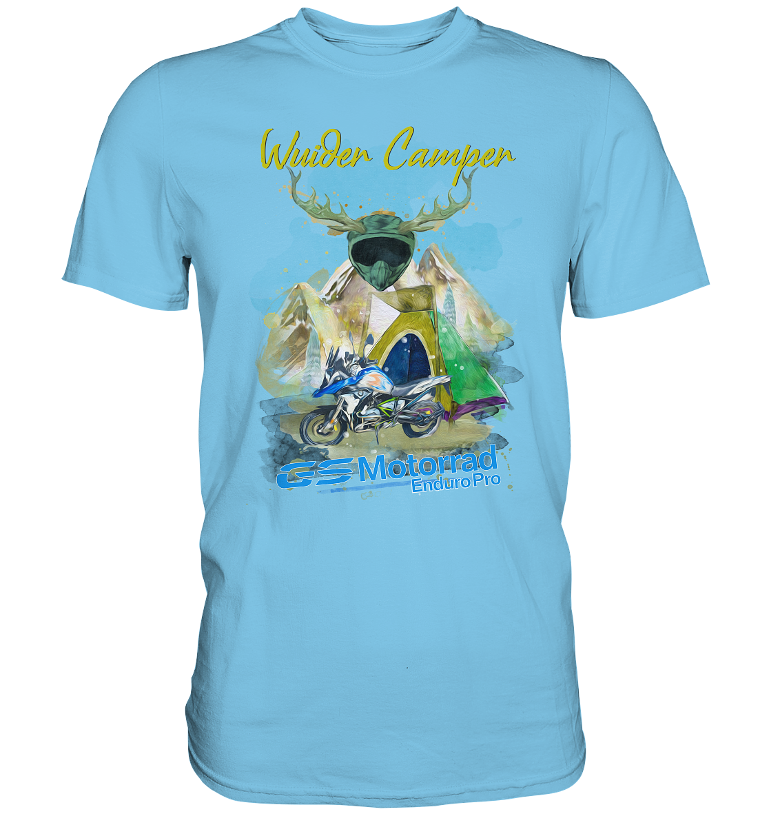 GS Motorrad Premium Trachten Style T-Shirt BMW GS 