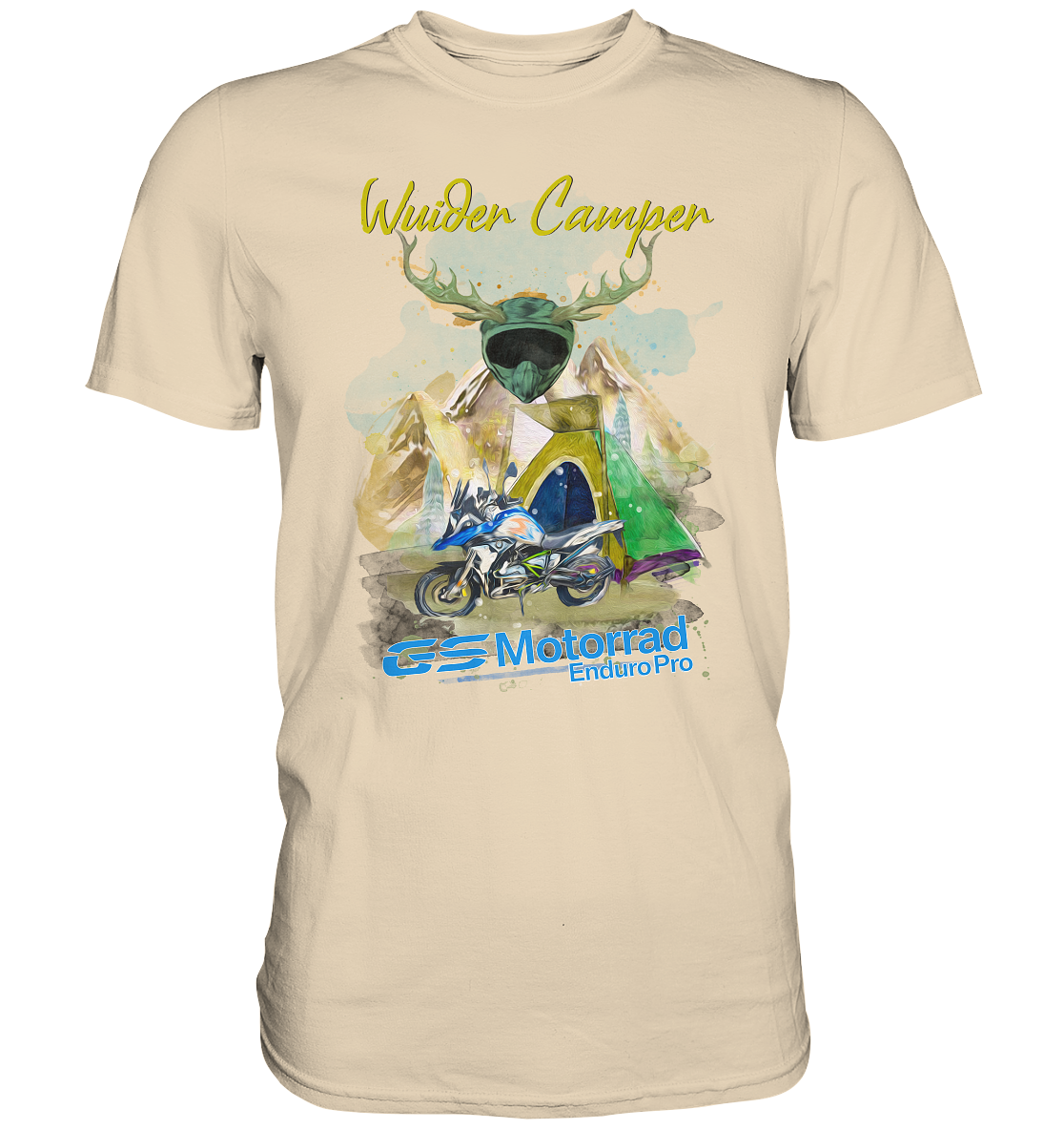 GS Motorrad Premium Trachten Style T-Shirt BMW GS 