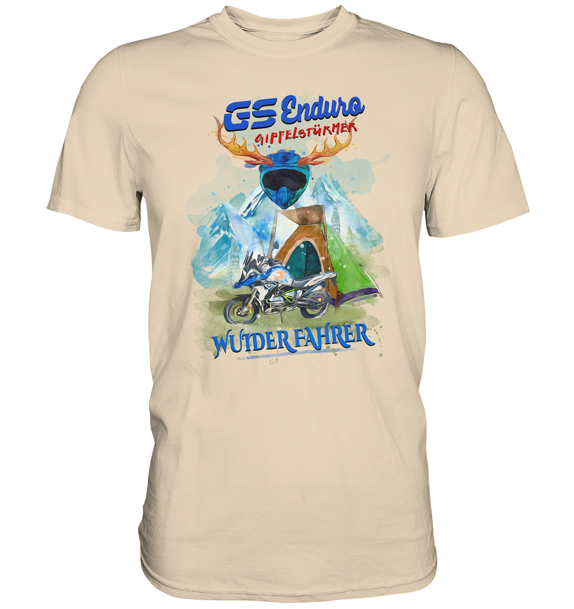 GS Motorcycle Premium Traditional Shirt BMW GS "Rietschi" - 2 Colors