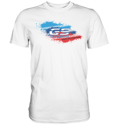 GS MOTORRAD BMW GS 1250 1200 1150 1100 850 "SPLASH" MAKE LIFE A RIDE (customizable!) - Premium Shirt