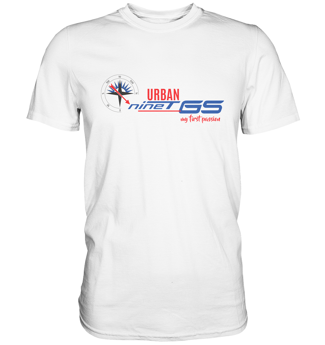 GS Motorrad R nineT Urban »my first passion« - Premium Herren Shirt - GS Magazin