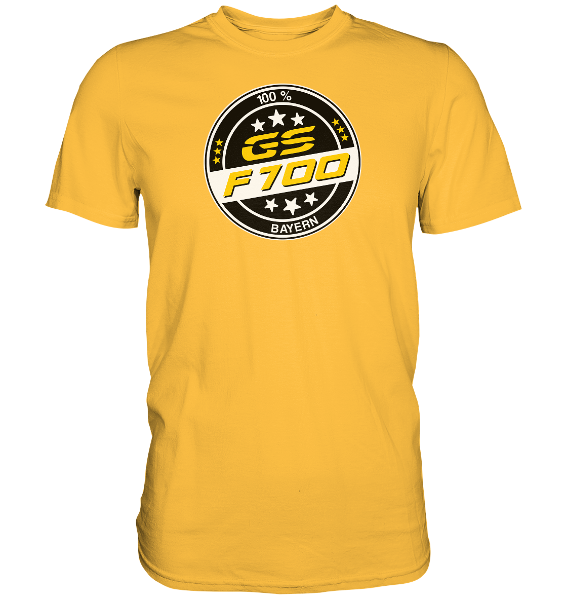 GS Motorrad F 700 GS - 100% Bayern live - Premium Shirt - GS Magazin