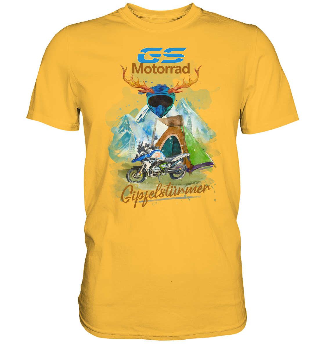 GS Motorcycle Traditional Style Premium Shirt BMW GS "Carsten" - 9 Colors