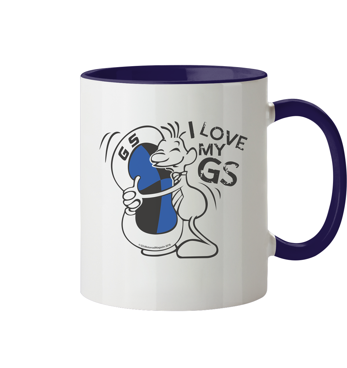 GS »Liebling MAXL« - I love my GS - Classic Kaffee-/Tee Tasse 2-farbig - Tasse zweifarbig