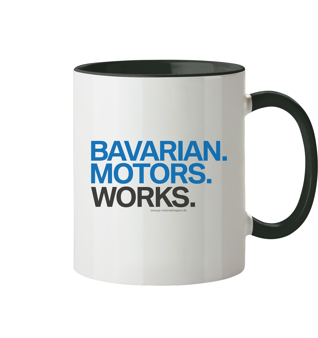 GS Motorrad Kaffee Haferl Tee Tasse BAVARIAN MOTORS WORKS. - zweifarbig - GS Magazin
