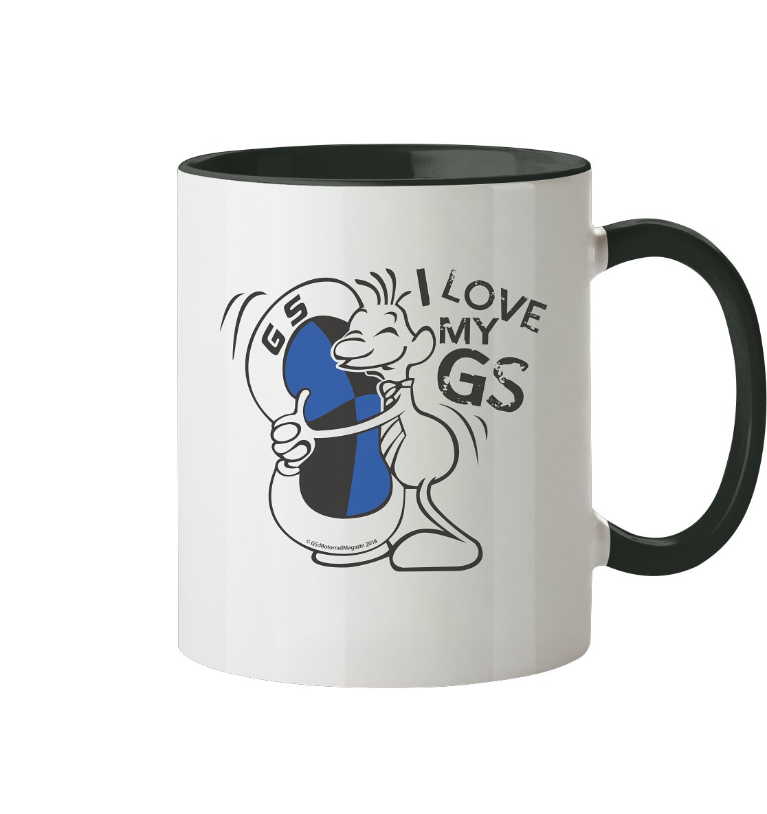 GS »Liebling MAXL« - I love my GS - Classic Kaffee-/Tee Tasse 2-farbig - Tasse zweifarbig
