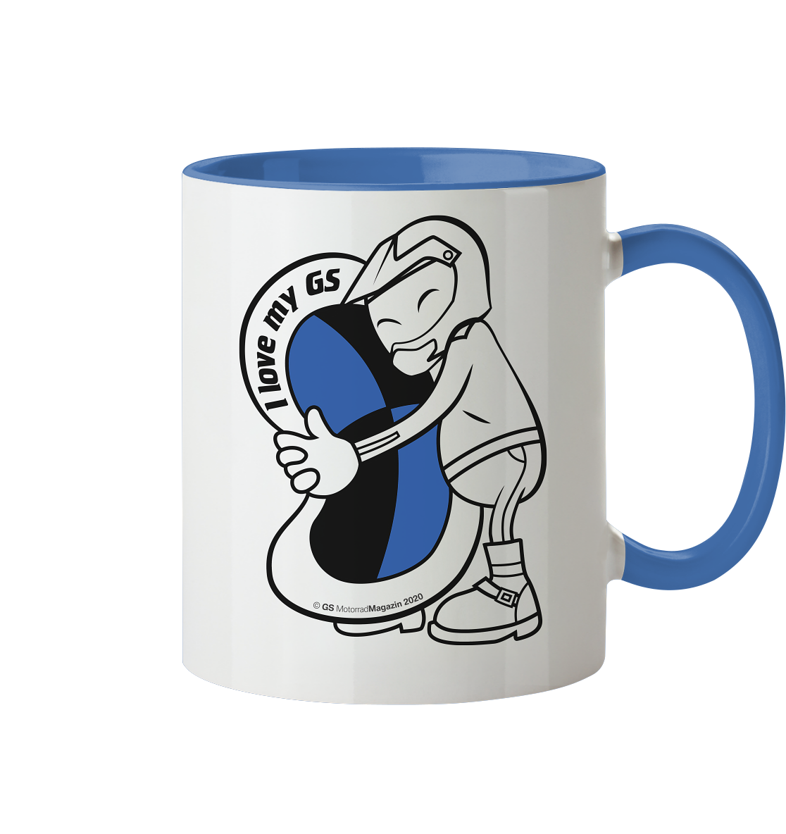 GS »Liebling« - I love my GS - Kaffee-/Tee-Tasse/Haferl 2021 - Tasse zweifarbig - GS Magazin