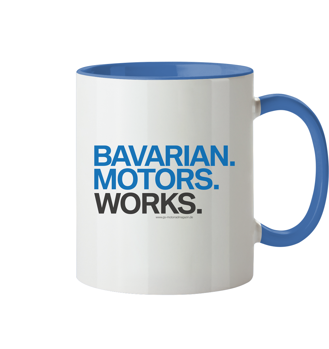 GS Motorrad Kaffee Haferl Tee Tasse BAVARIAN MOTORS WORKS. - zweifarbig - GS Magazin