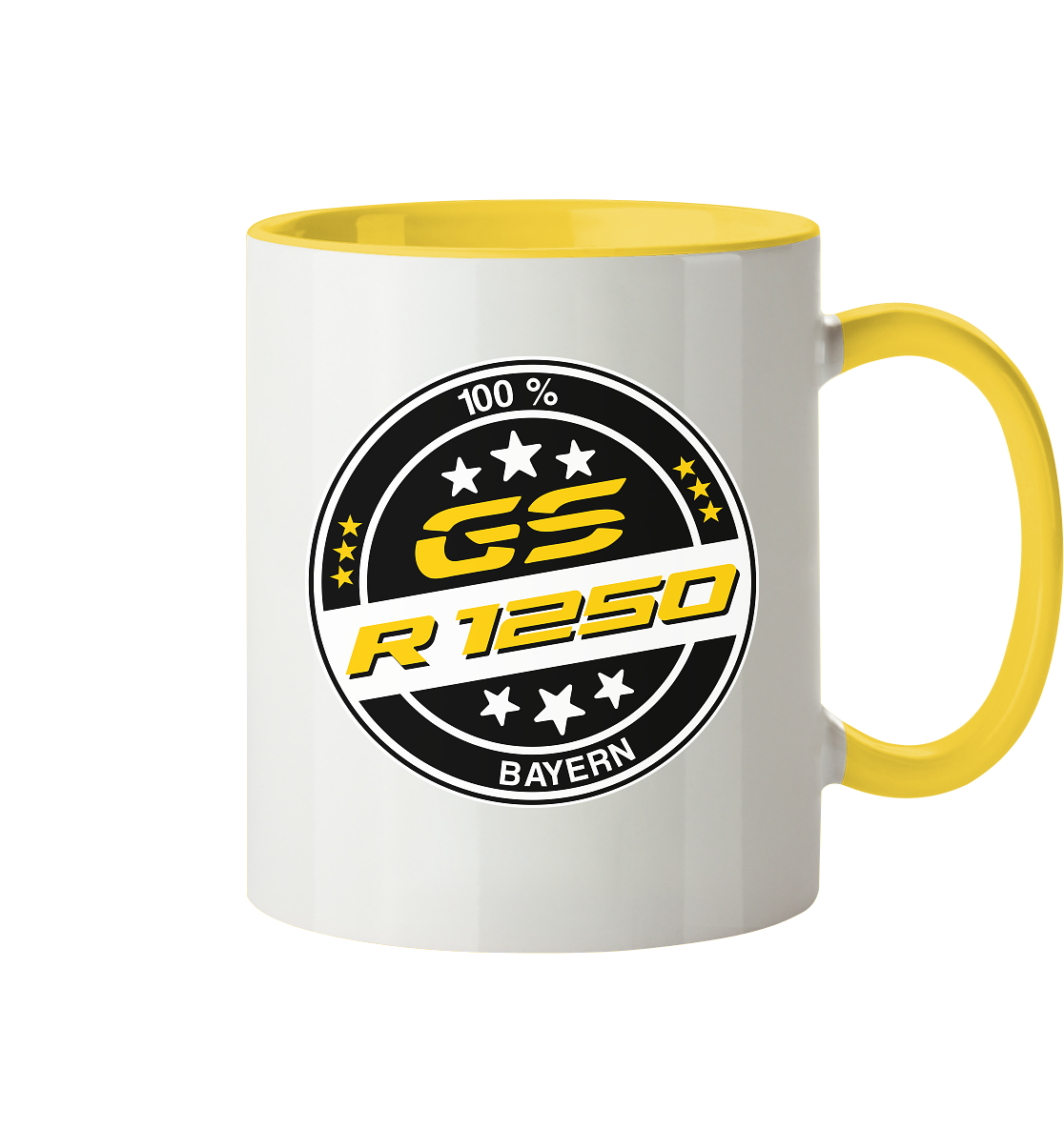 GS Motorrad R 1250 GS - 100% Bayern live - GS Haferl Kaffee / Tee Tasse zweifarbig - GS Magazin