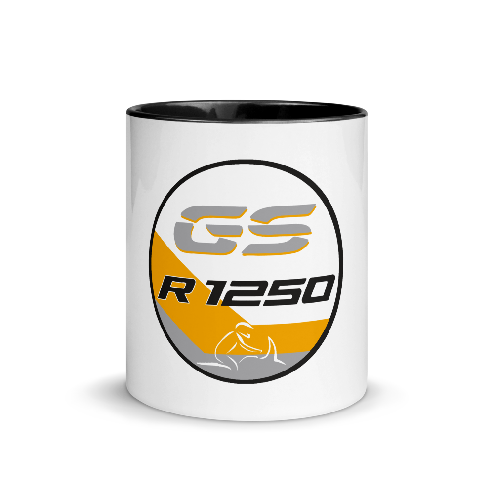 R 1250 GS Kaffee Haferl Tee Tasse im EXCLUSIVE Style mit farbiger Innenseite - 3 Designfarben lieferbar - GS Magazin