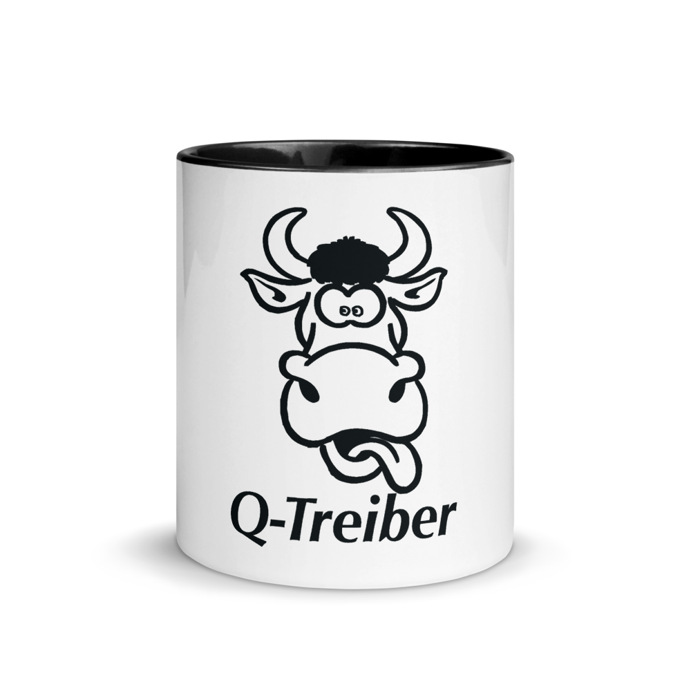 Q-Treiber CLASSIC Kaffee/Tee-Tasse Haferl mit farbiger Innenseite - GS Magazin