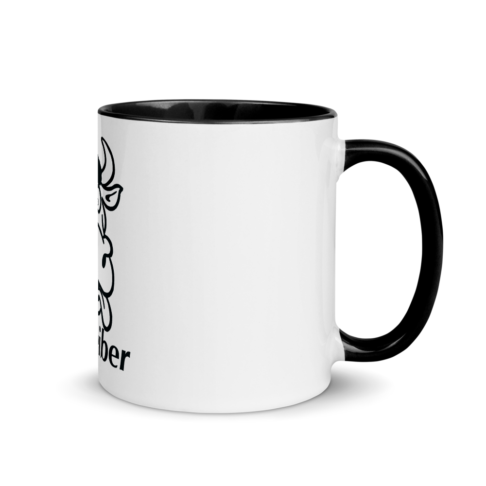 Q-Treiber CLASSIC Kaffee/Tee-Tasse Haferl mit farbiger Innenseite - GS Magazin