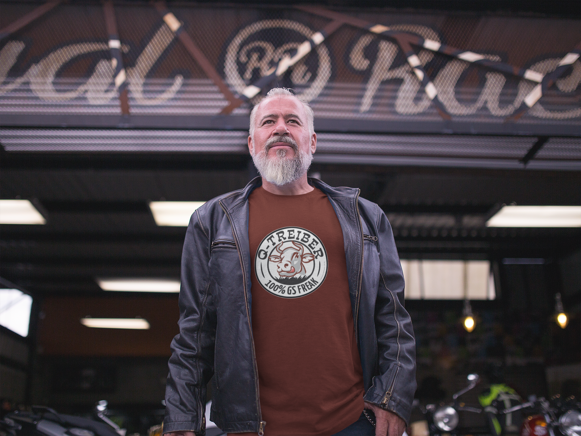 GS Motorrad Q-Treiber - 100% GS Freak - Herren Premium Shirt (OS) - GS Magazin